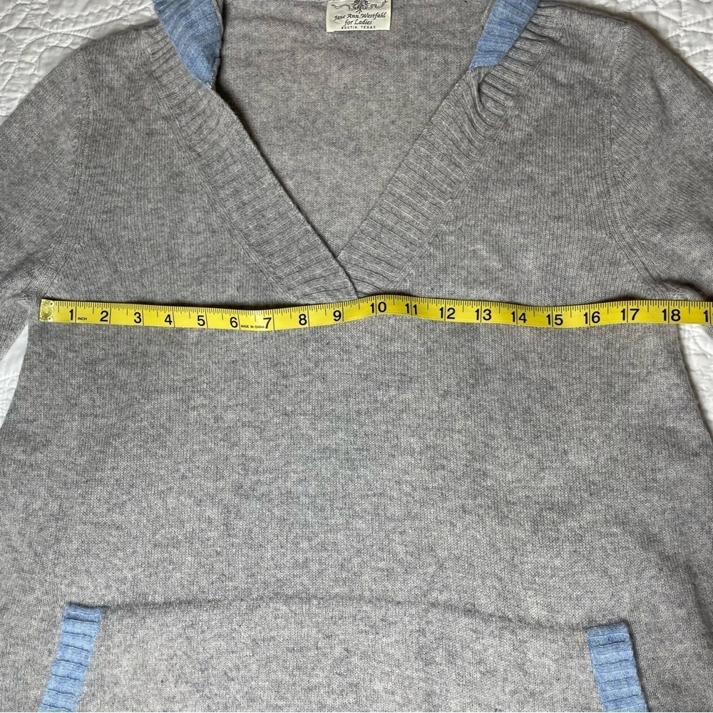 100% Cashmere Hoodie by Jane Ann Westfahl Lagenlook M - Picture 10 of 11
